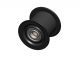 156028-0051  RCD Idler Pulley 3.91" Wide  for 97 mm Belt Wide 3/4" ID Bolt Black Hard Anodized